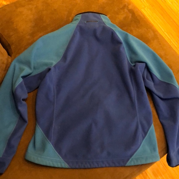 LL Bean Soft Brushed Fleece ZIP - Women’s S Blue - Picture 3 of 5